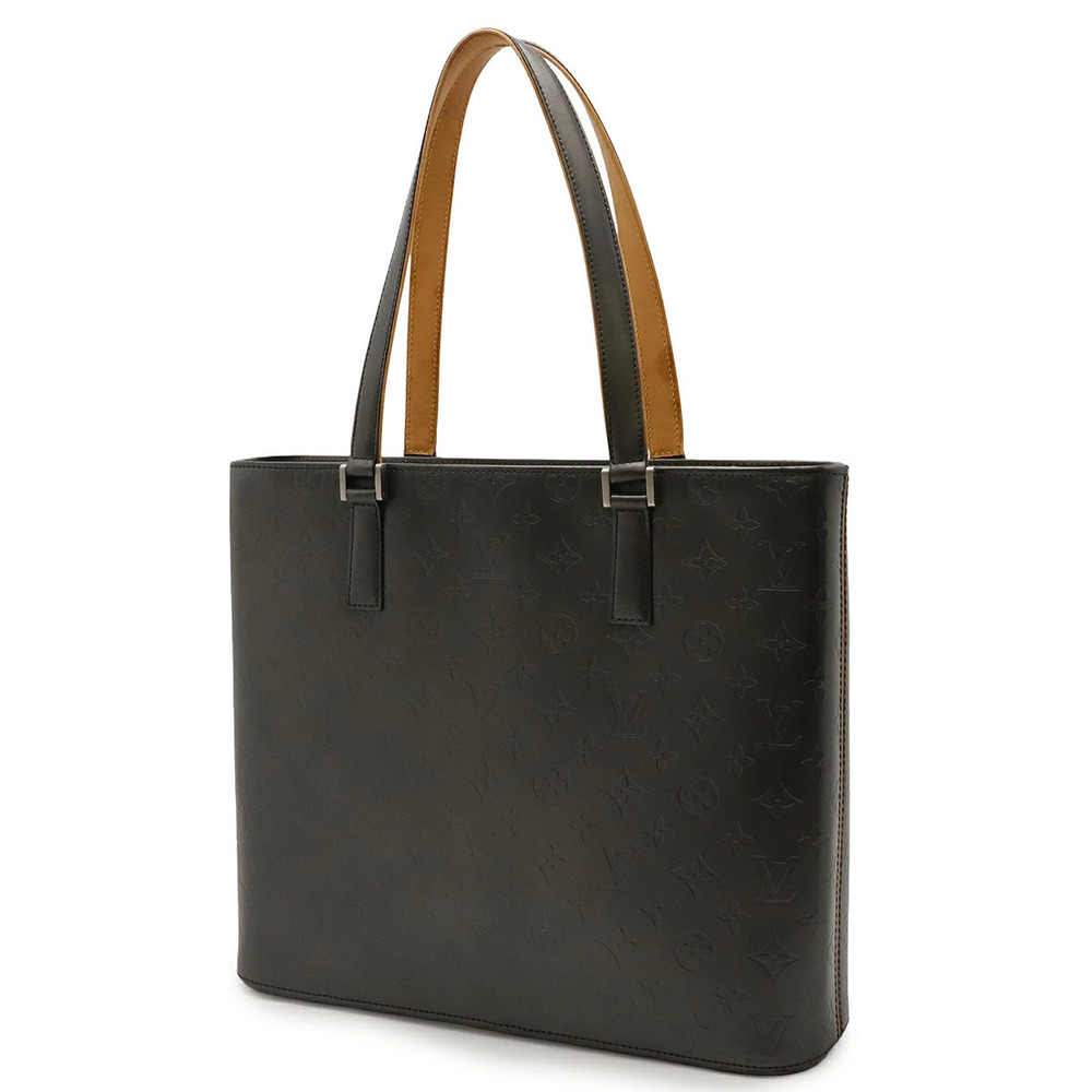 Louis Vuitton Wilwood Black Tote Noir Bag Monogram Shoulder Matte Black
